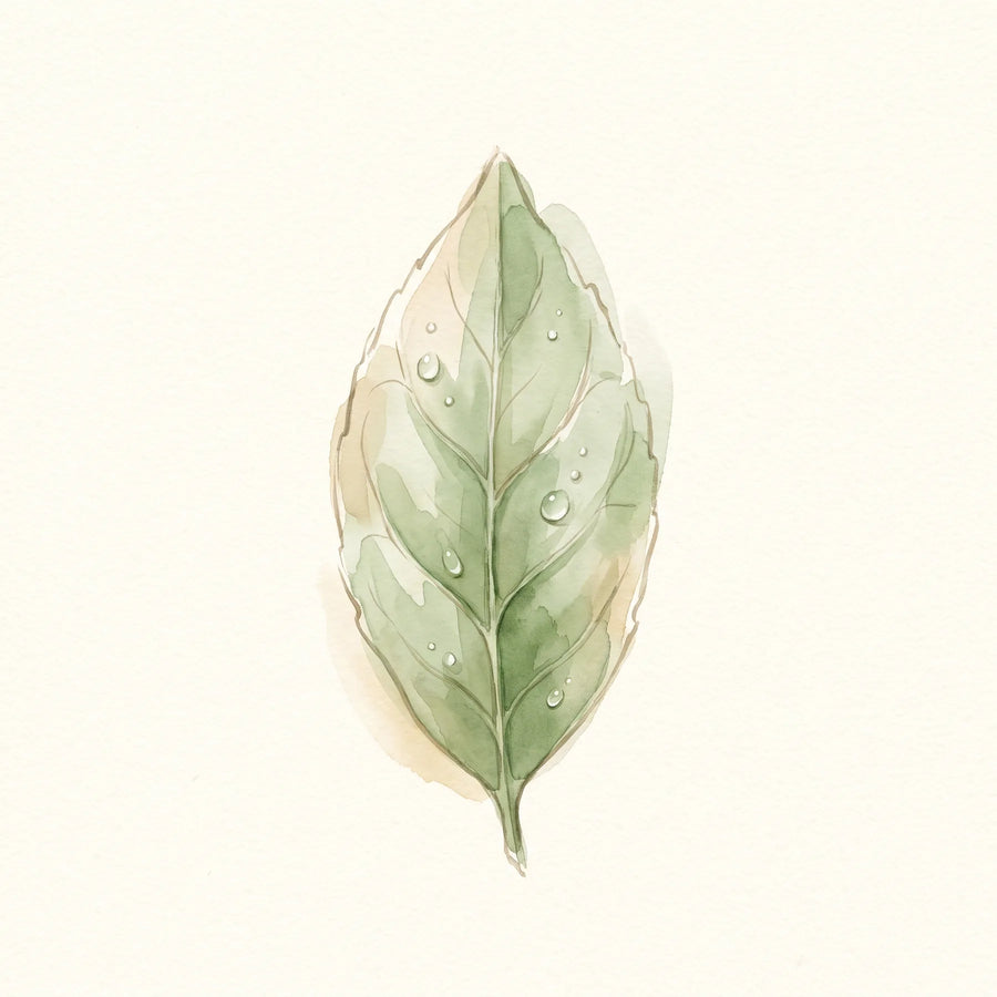 Polvo de matcha verde esmeralda vertido en un chawan de cerámica, ilustrando la alta concentración de catequinas del té molido entero