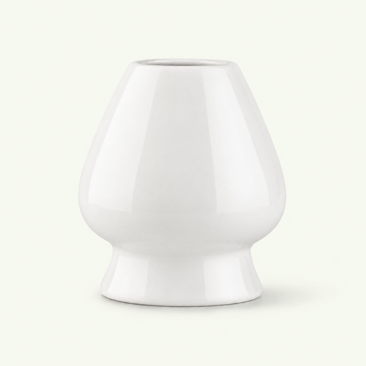 Soporte de cerámica para chasen color blanco — Oji Matcha